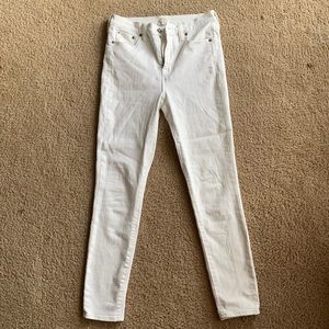 White J Crew Skinny Jeans (Size 26)